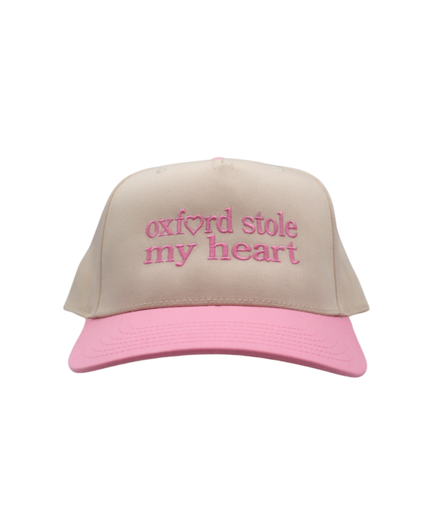 Madley HATS- Cream/Pink Oxford stole my heart