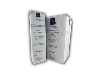 Bower Cotton Gauze 8 Ply 200/bg 4*4"