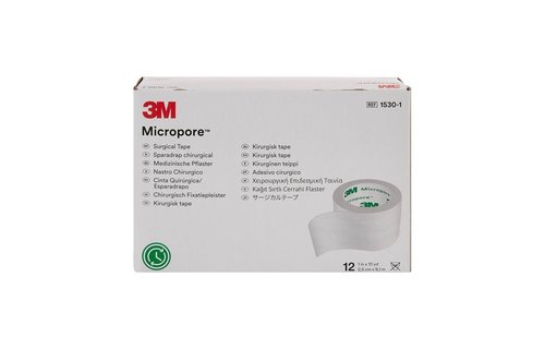 3M Micropore Surgical Tape 1"x10yd  12/bx - Box