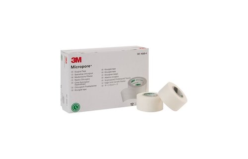 3M Micropore Surgical Tape 1"x10yd  12/bx - Box