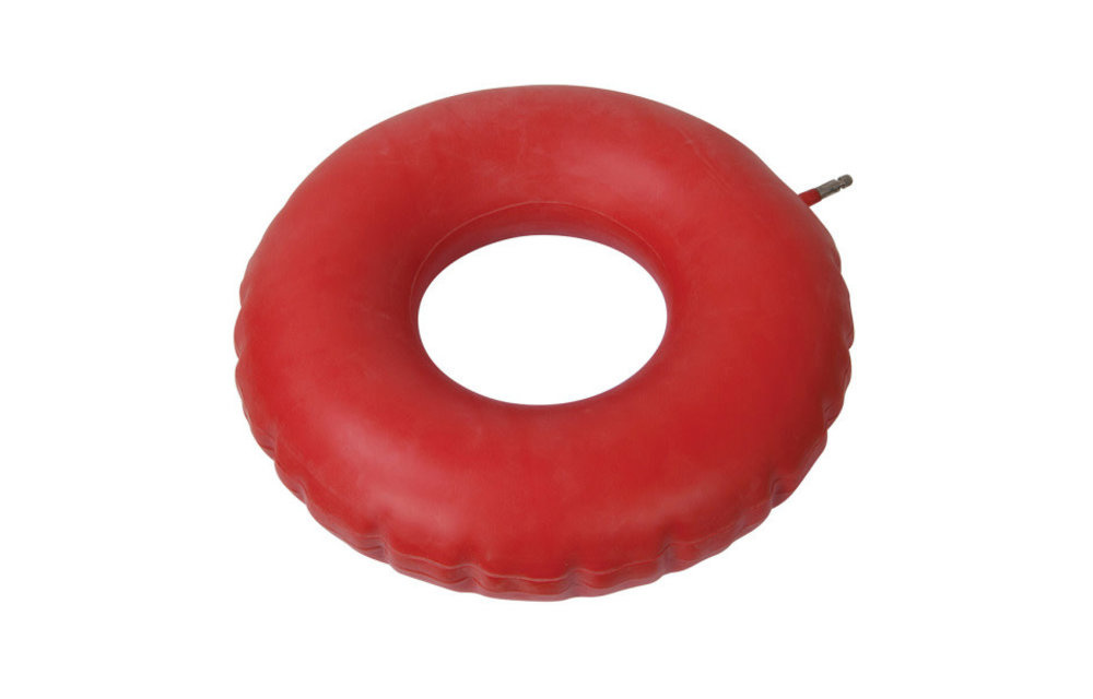 Inflatable Cushion, Rubber,Red