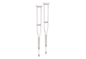 Aluminum Crutches with Accessories, Youth