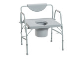 Drive Deluxe Bariatric Drop-Arm Commode