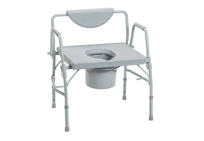 Drive Deluxe Bariatric Drop-Arm Commode