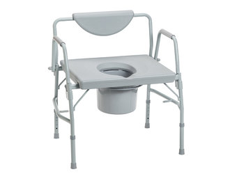 Drive Deluxe Bariatric Drop-Arm Commode