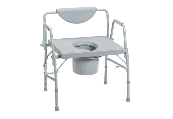 Drive Deluxe Bariatric Drop-Arm Commode