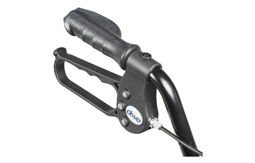 Aluminum Rollator, 6" Casters Blue