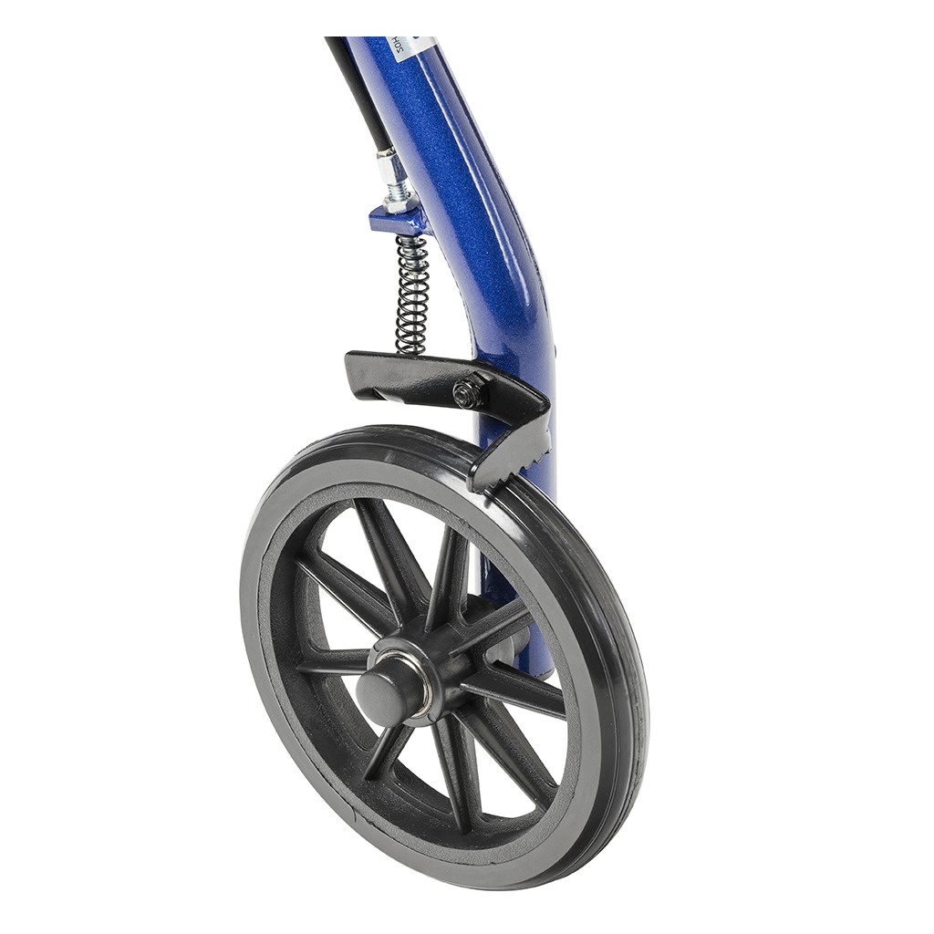 Aluminum Rollator, 6" Casters Blue