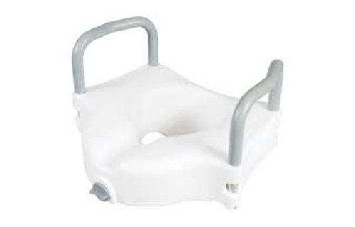 Raised Toilet Seat with Arms