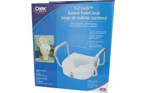 Raised Toilet Seat with Arms