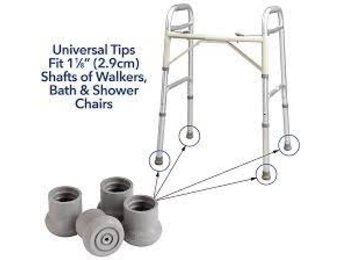 Walker/Bath Bench Tips 1/8"