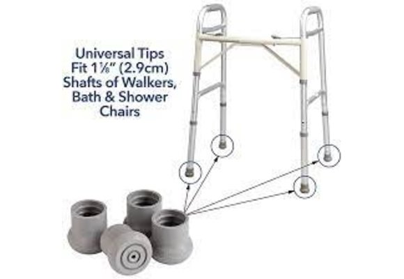 Walker/Bath Bench Tips 1/8"