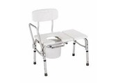 Transfer Bench commode W/Bucket 300lbs