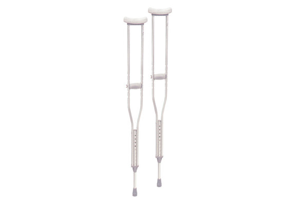 Aluminum Crutches with Accessories, Tall