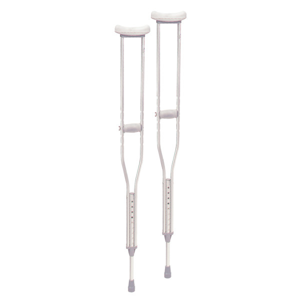 Aluminum Crutches with Accessories, Tall