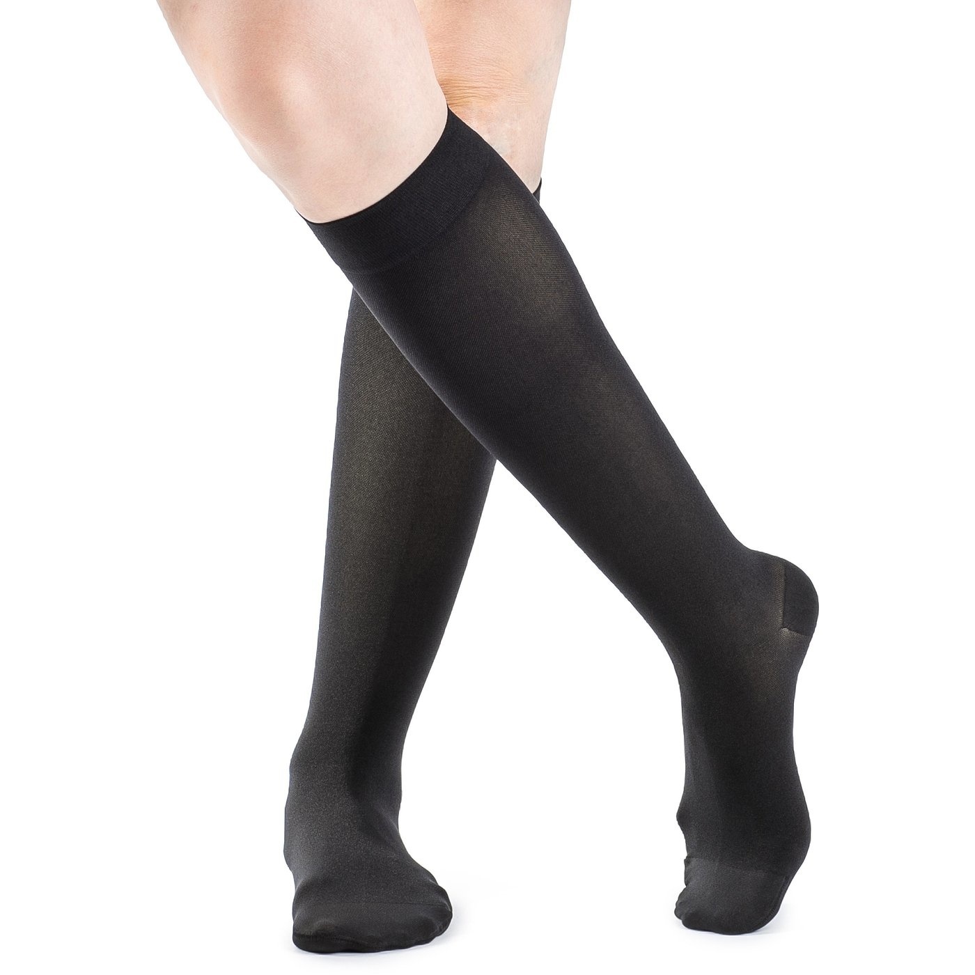 Style Soft Opaque Knee-High For Women 30-40mmHg