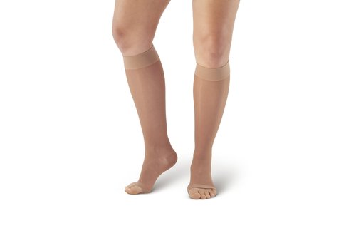 Style Soft Opaque Knee-High For Women 20-30mmHg