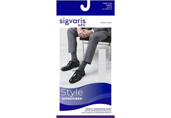 Style Microfiber for Men 20-30mmHg