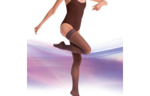 Sheer Fashion Thigh High for Women 15-20mmHg