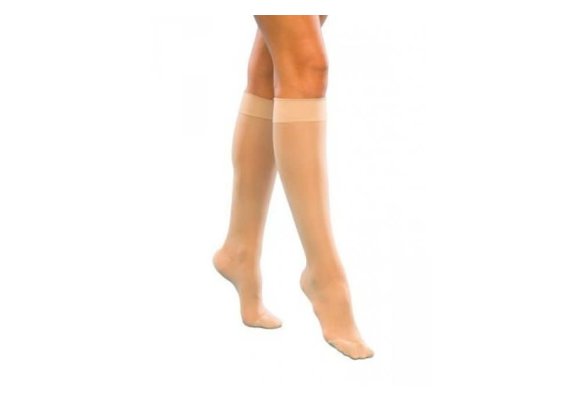 Sheer Fashion Knee-High Hosiery for Women 15-20mmHg