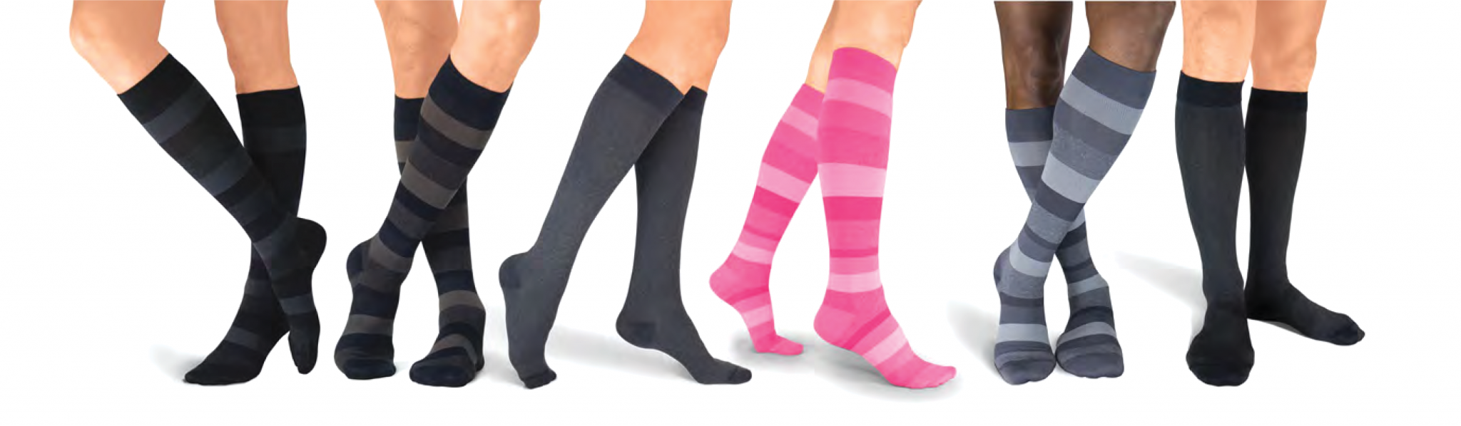 Style Microfiber Patterns For Men 20-30mmHg