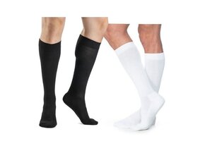 Motion Cushioned Cotton Knee-High For Women & Men 20-30mmHg