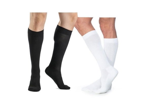 Motion Cushioned Cotton Knee-High For Women & Men 20-30mmHg