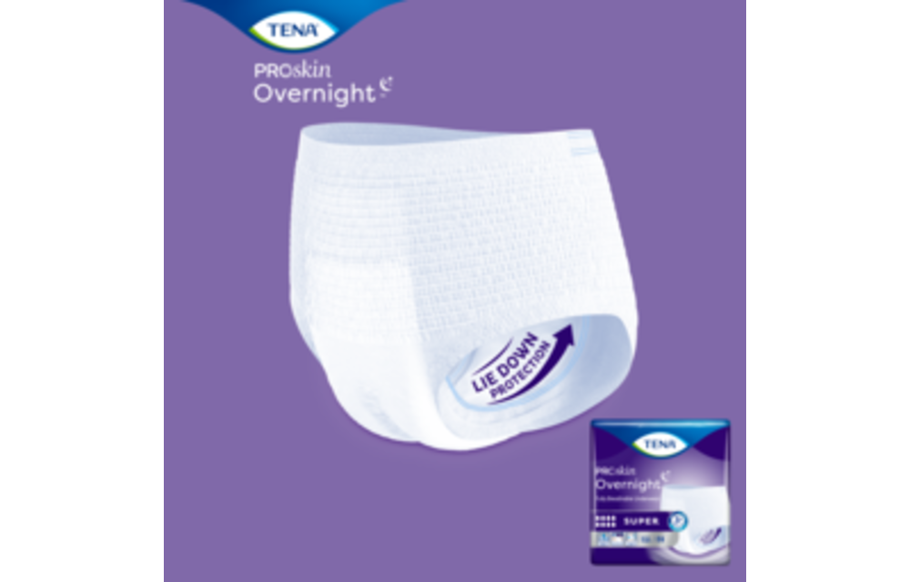 Tena ProSkin Overnight Super Underwear Medium 56/Box