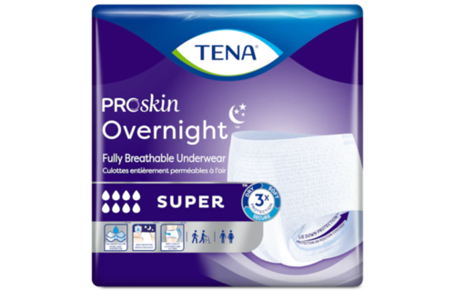 Tena ProSkin Overnight Super Underwear Medium 56/Box