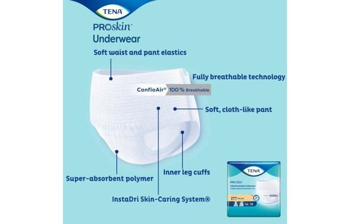 Tena ProSkinPlus Underwear Large 4/Box