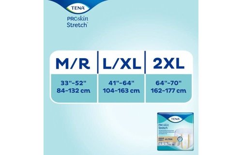 Tena Stretch Brief Ultra Large/XL 2/bx 36/bag - Box