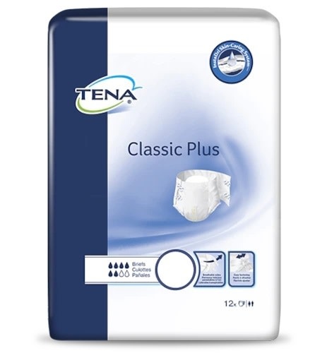 Tena Classic Plus Brief Extra Large - 4/bx - Box