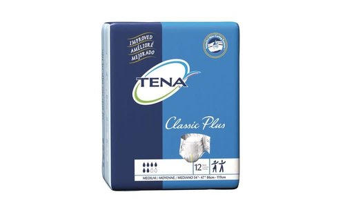 Tena Classic Plus Brief Extra Large - 4/bx - Box