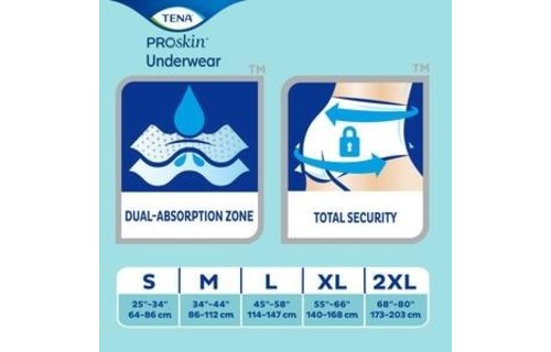 Tena Extra Underwear - X-Large 4/bx - Box