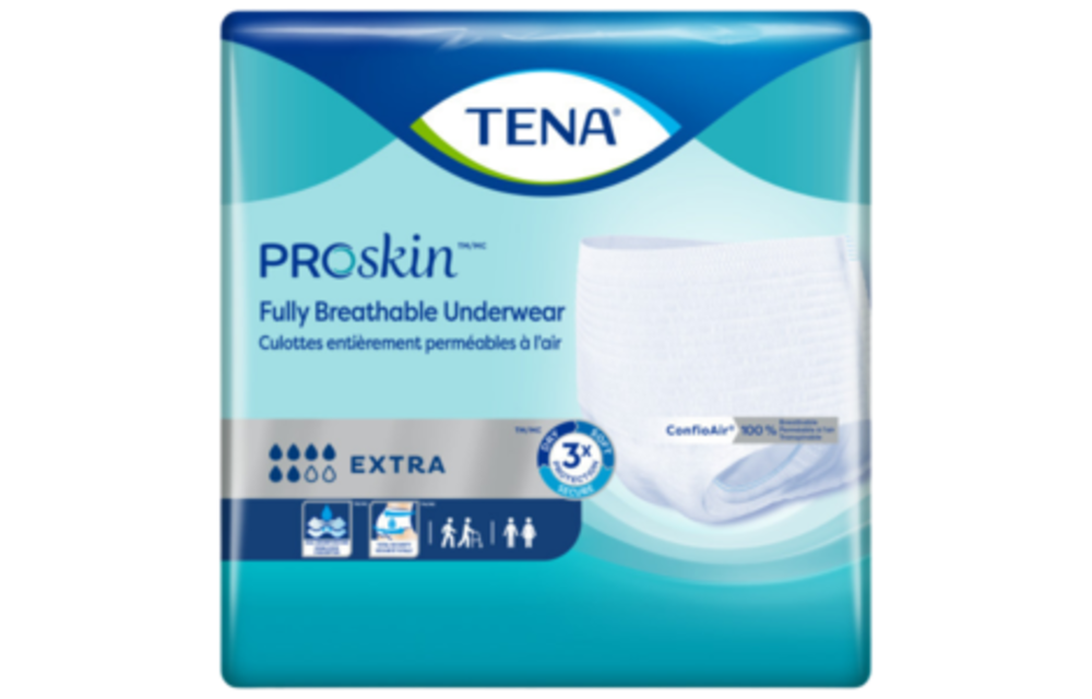 Tena Extra Underwear - X-Large 4/bx - Box