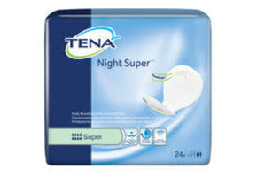Tena Night Super Maximum Absorbency Pads 24/bg
