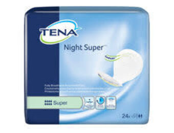 Tena Night Super Maximum Absorbency Pads 24/bg