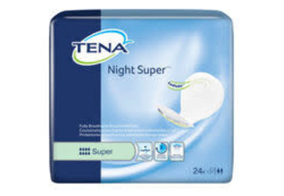 Tena Night Super Maximum Absorbency Pads 24/bg