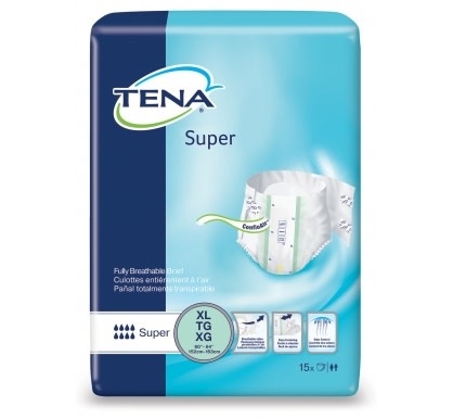 Tena Super Stretch Brief 2/bx