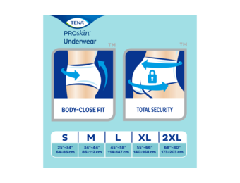 Tena ProSkin Plus Underwear Small 4/ Box