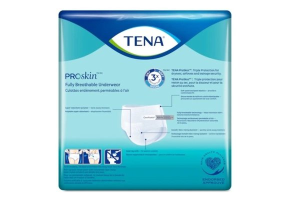 Tena ProSkin Plus Underwear X-Large 4/Box
