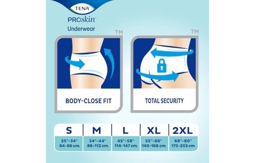 Tena ProSkin Plus Underwear X-Large 4/Box