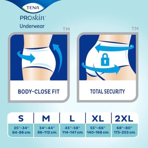 Tena ProSkin Plus Underwear X-Large 4/Box