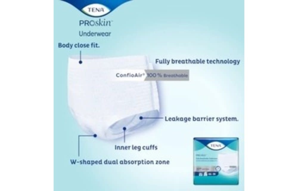 Tena Extra Underwear - Medium - 4/bx 16/bg - Box