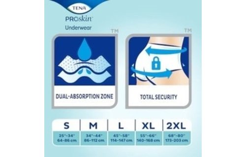 Tena Extra Underwear - Medium - 4/bx 16/bg - Box