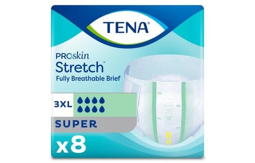 Tena Bariatric Brief 3XL 4/bx 8/bg - Box