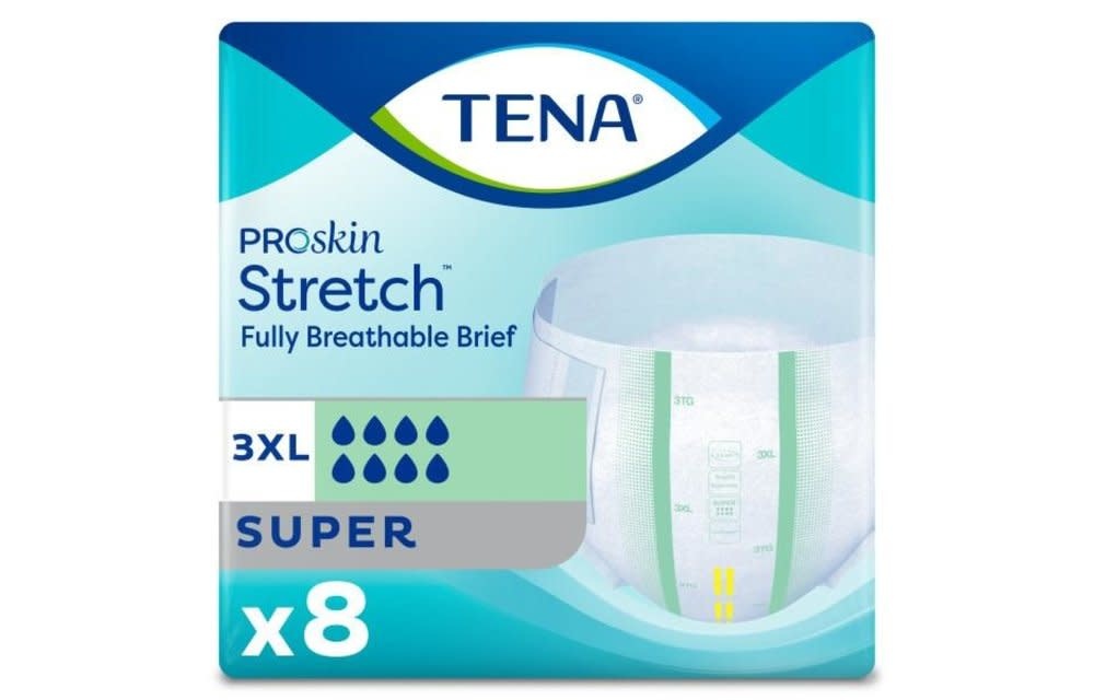 Tena Bariatric Brief 3XL 4/bx 8/bg - Box