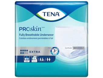 Tena Extra Underwear Small 4/bx 16/bg Box