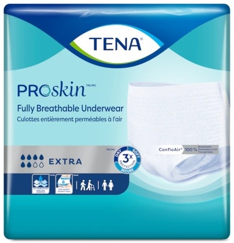 Tena Extra Underwear Small 4/bx 16/bg Box