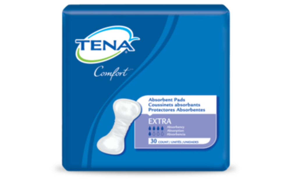 Tena Comfort Extra Pad w/Adhesive Strip